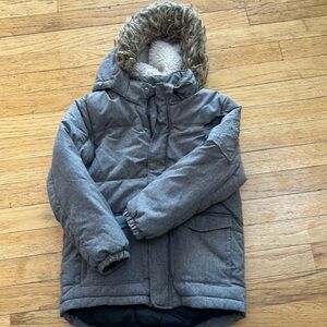 H&M hooded winter jacket boys 6-7